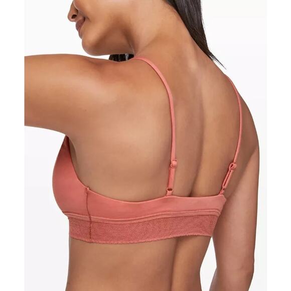 Lululemon Ever Essentials Bralette Womens Large Clsc Coral Pink - Picture 2 of 9